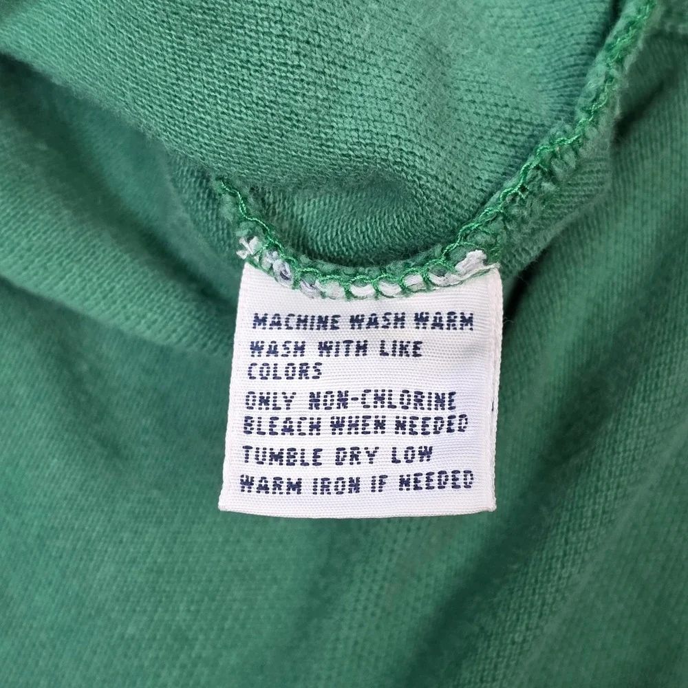 Vintage Polo Ralph Lauren Pique Polo Shirt Men's Size M Green Short Sleeve Logo